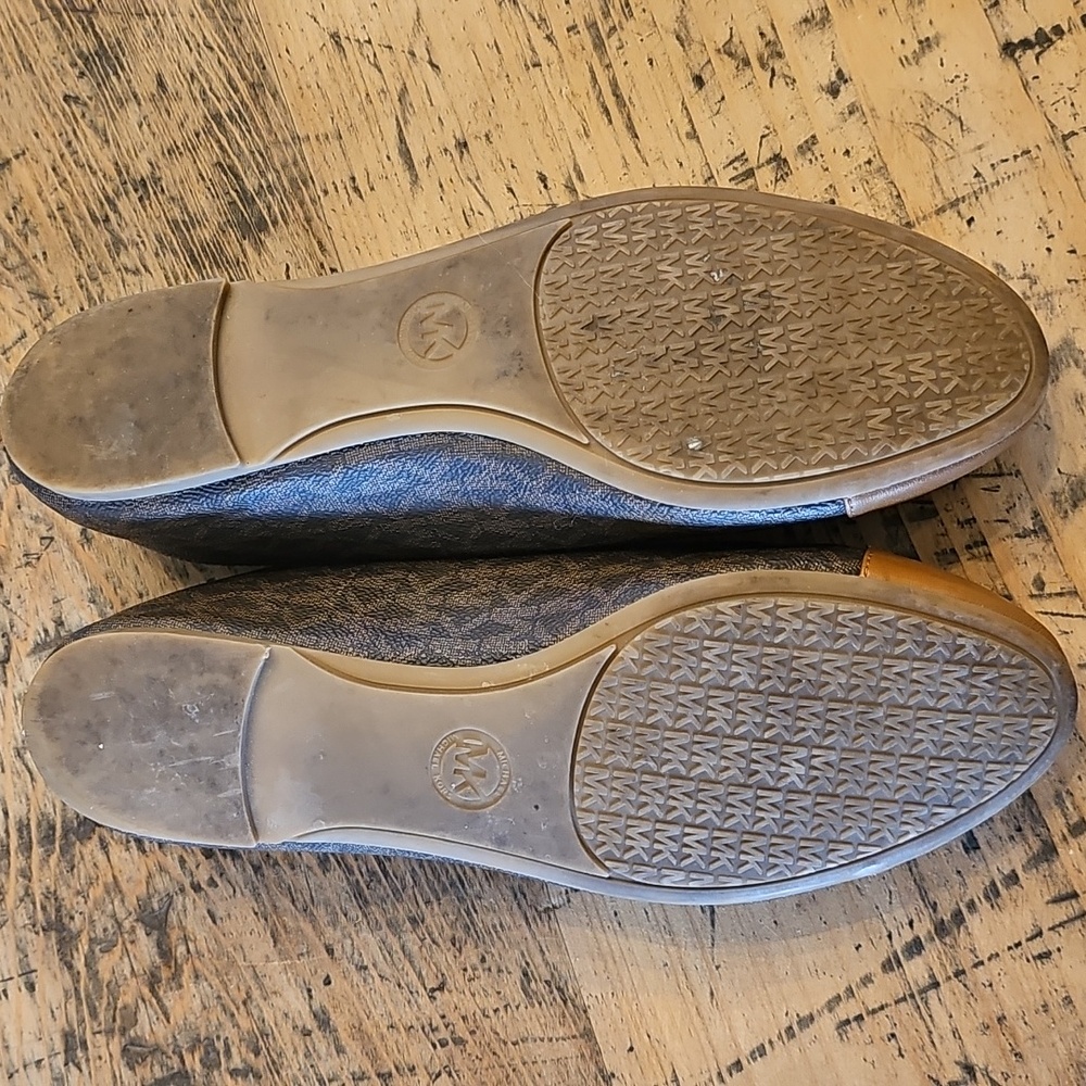 MICHAEL KORS Rebecca Flex Empire Monogram Ballet‎ Flat Size 7.5 - Picture 8 of 8